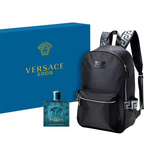 perfumes for men versace|versace men's perfume with backpack.